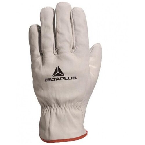 Перчатки защитные Delta Plus натуральная воловья кожа, бежевые, р.7 (FBN4907) перчатки рабочие защитные delta plus fcn29 кожаные бежевые размер 10 xl