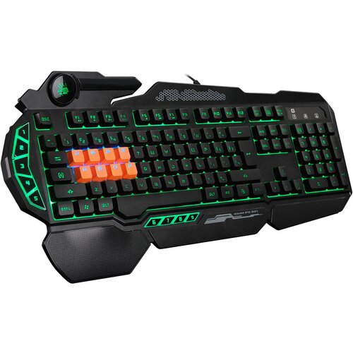 Клавиатура A4Tech Bloody B318 черный USB Multimedia for gamer LED (подставка для запястий) (B318)