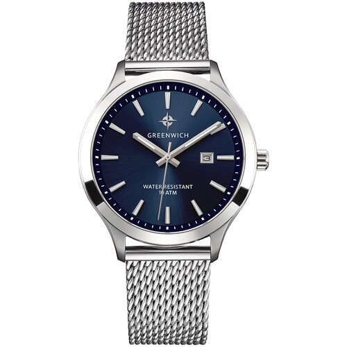 фото Наручные часы greenwich greenwich gw 041.19.36, серебряный