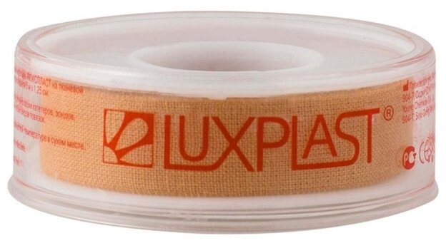 Пластырь Luxplast фиксирующий на тканевой основе - фото №1