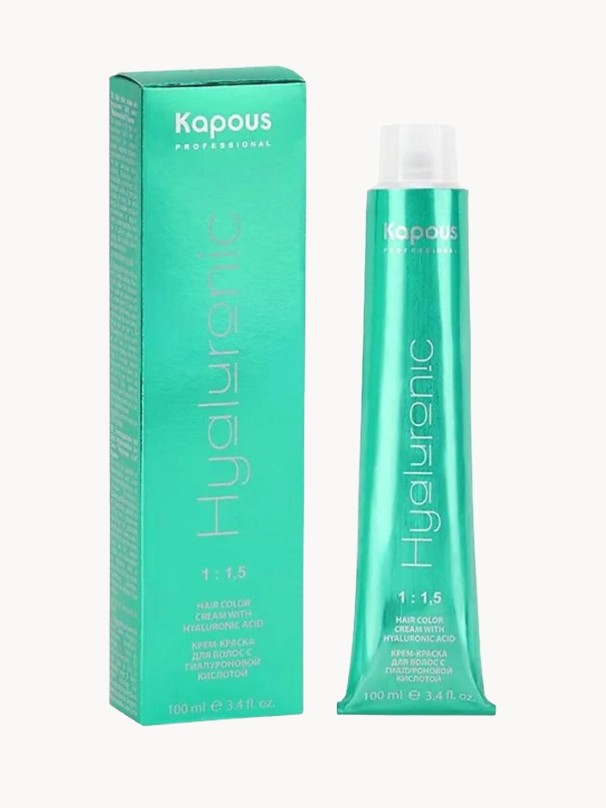 Крем-краска для волос с гиалуроновой кислотой Kapous «Hyaluronic Acid», Специальное мелирование красный, 100 мл