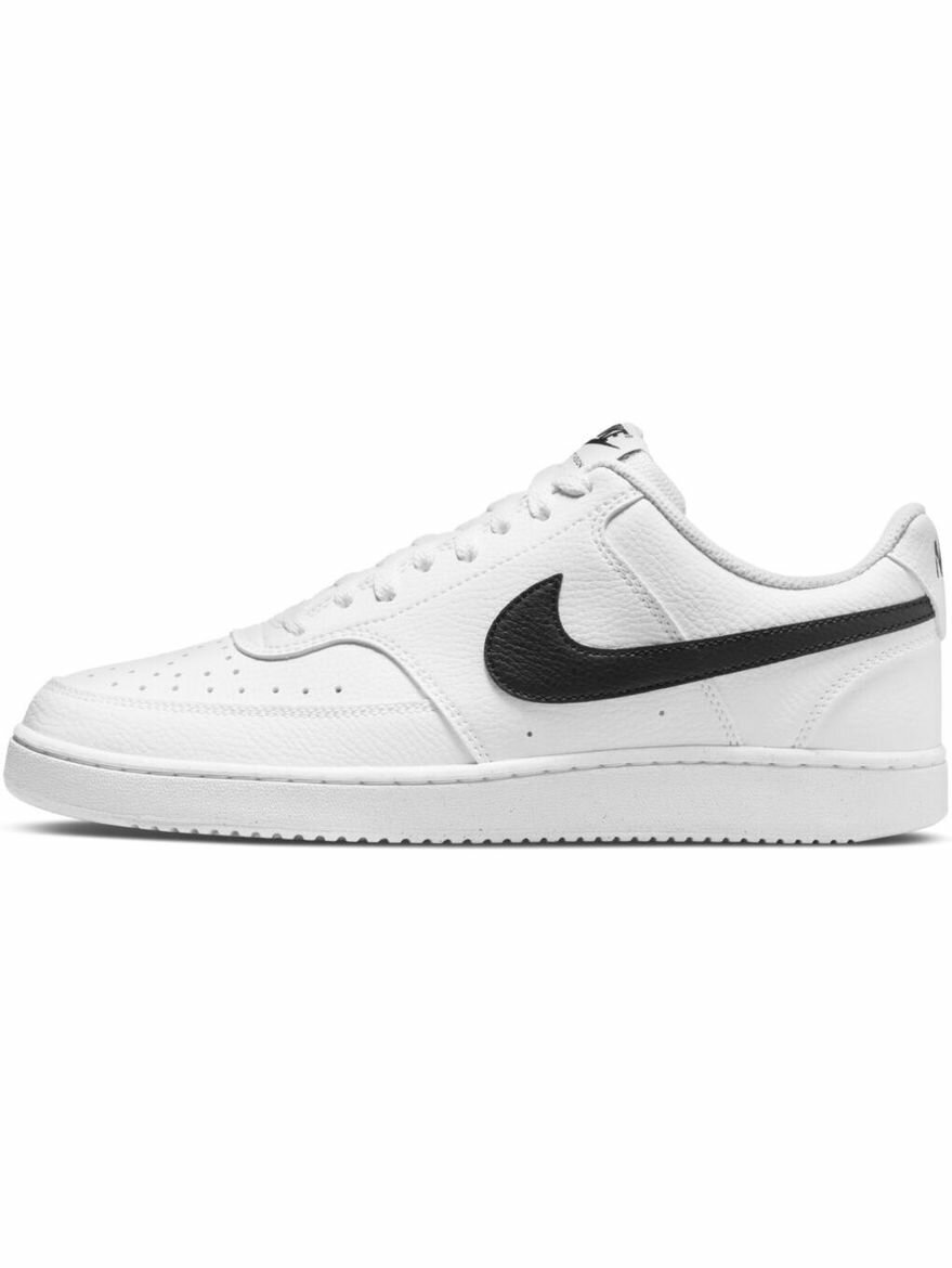 Кеды NIKE Court Vision Low Next Nature, полнота F, размер 9 US, белый, черный