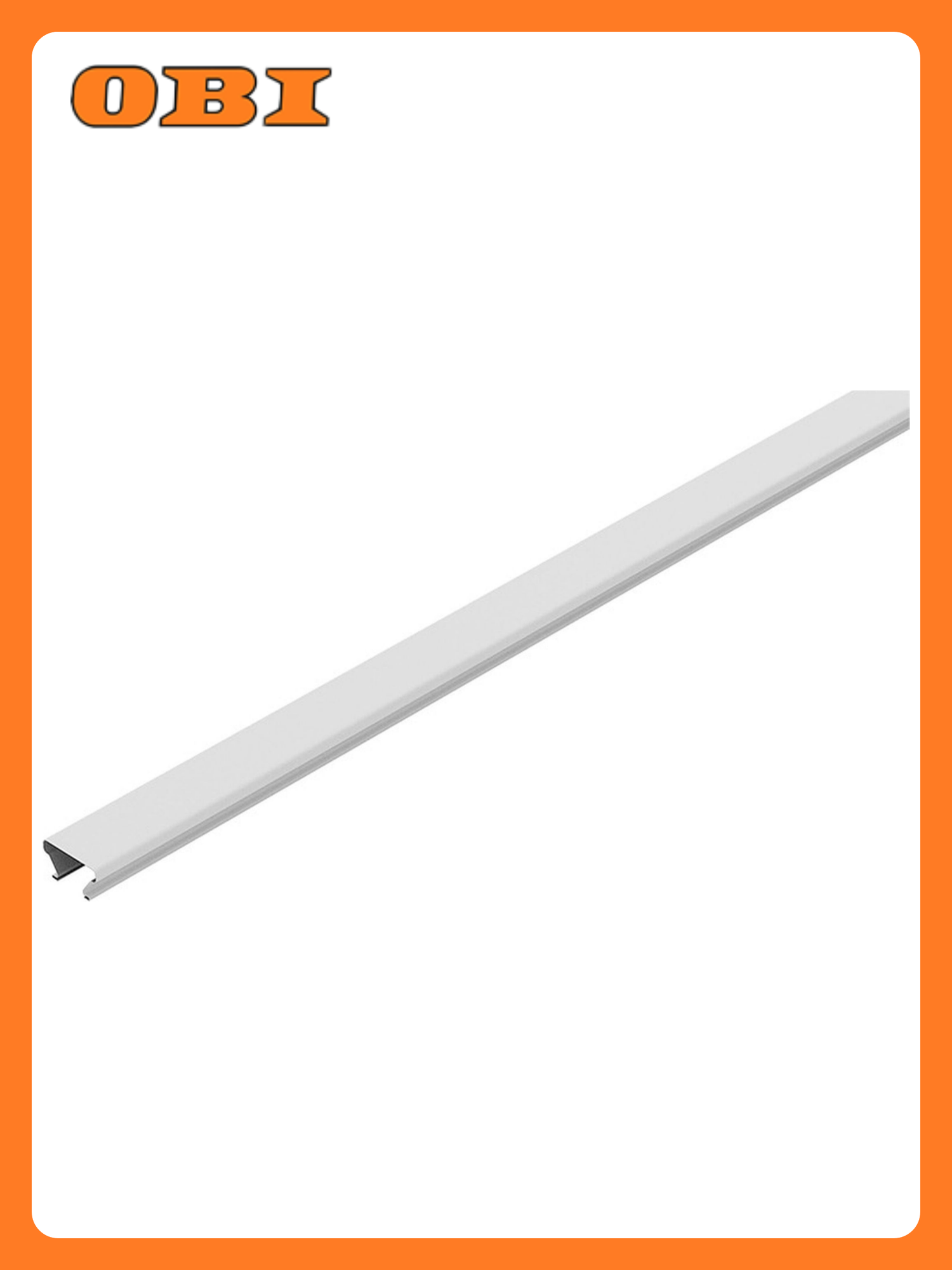 Набор вставок для реечного потолка CESAL 25х3000 мм белый матовый