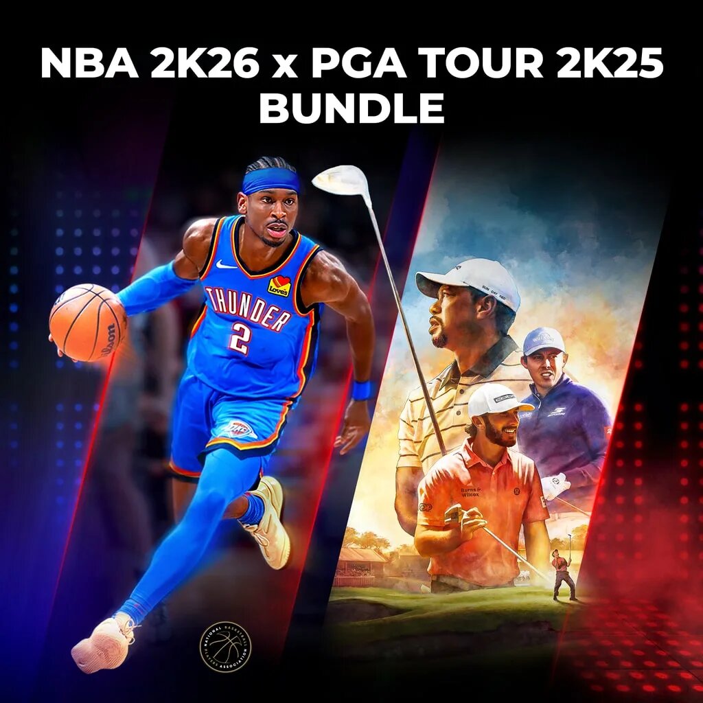Игра NBA 2K26 x PGA TOUR 2K25 Bundle для PS4 PS5. Цифровая версия. Активация на турецкий аккаунт