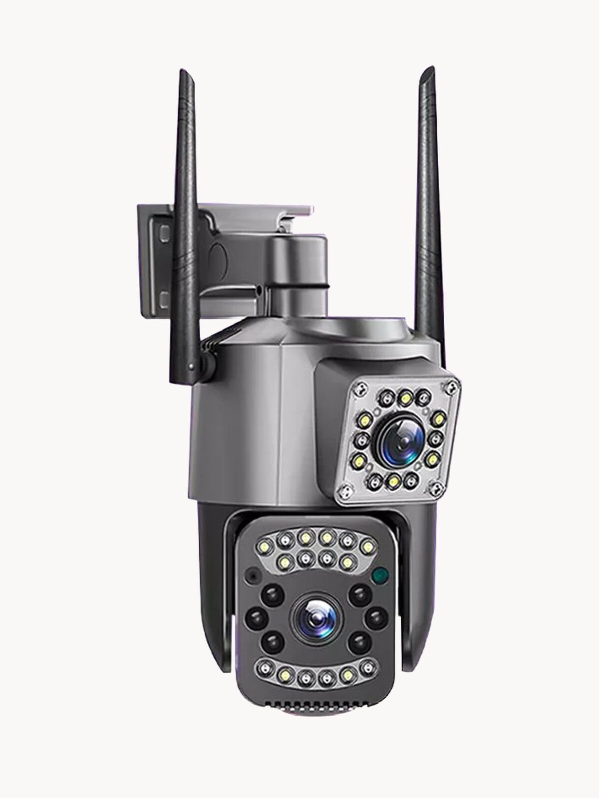 Камера видеонаблюдения, уличная, с Wi-Fi, поворотная, 360°, IP66, черная