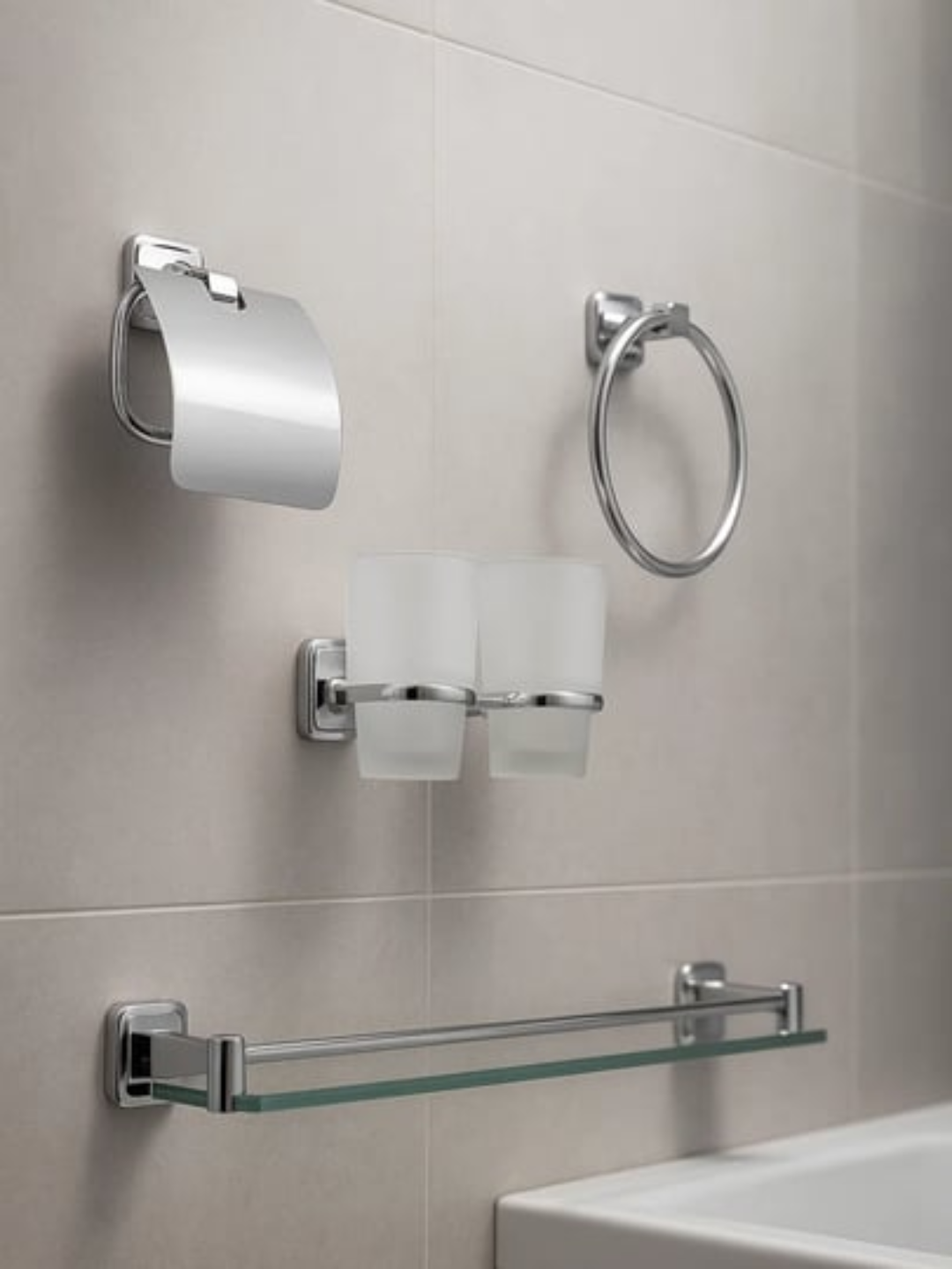 Набор аксессуаров для ванной комнаты – стиль и удобство