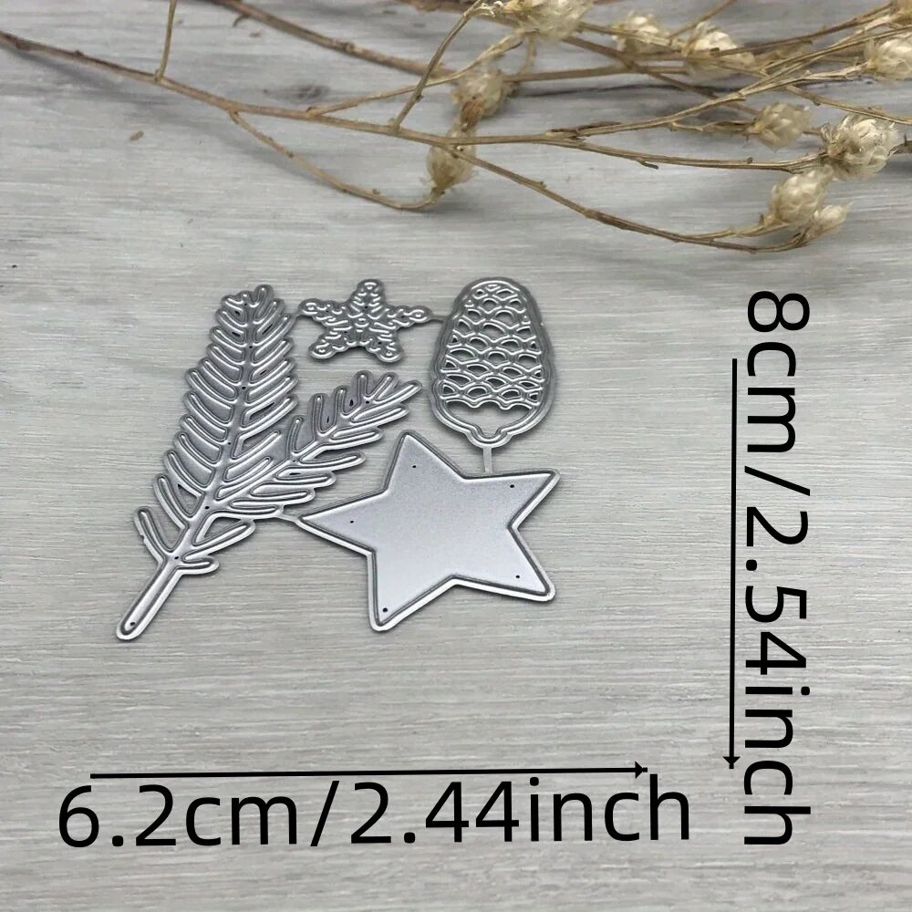 Металлические штампы для скрапбукинга звезда