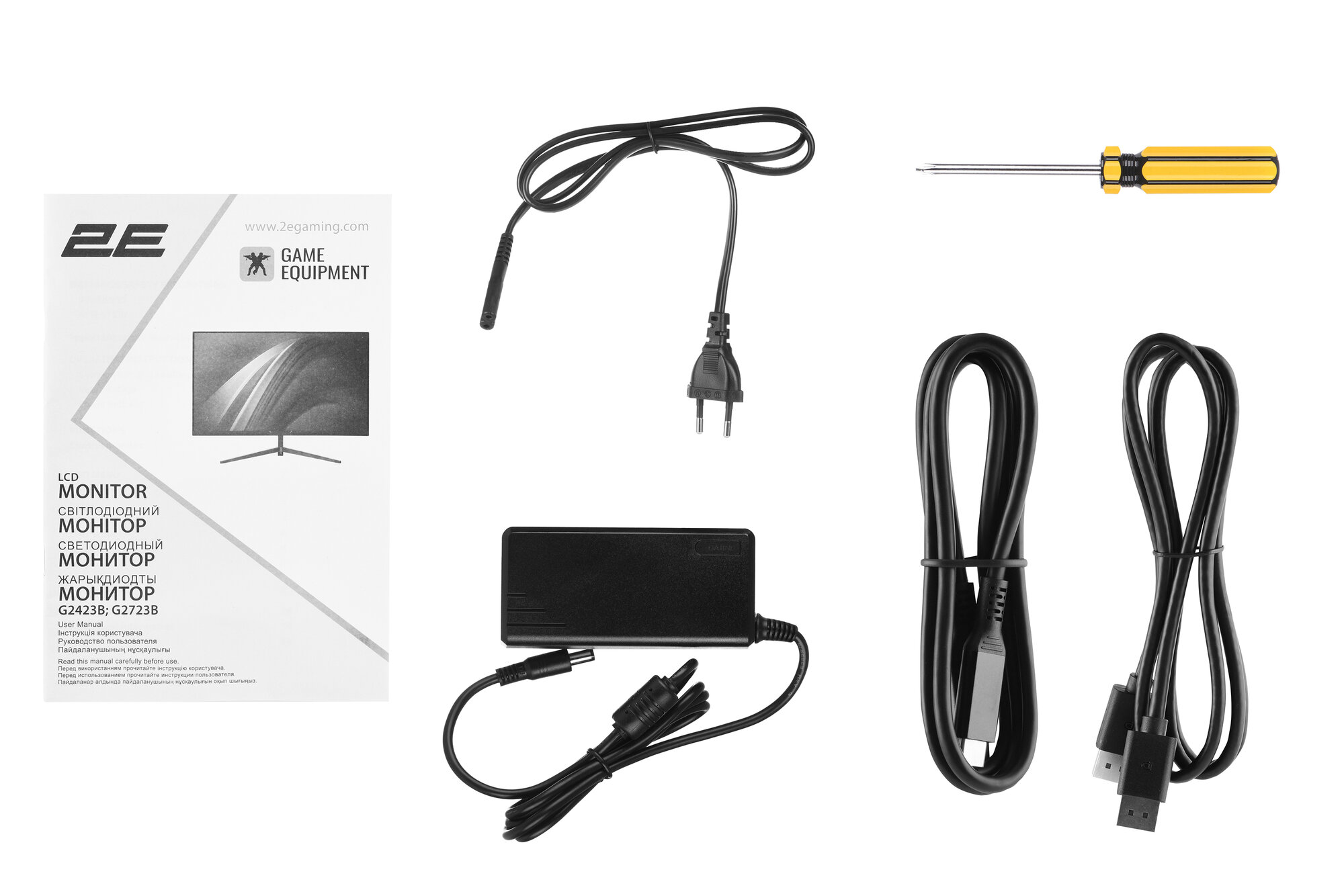 Monitor 2E GAMING 23.8" G2423B HDMI, DP, USB-C, Audio, IPS, 165Hz, 1ms, FreeSync — фото 1