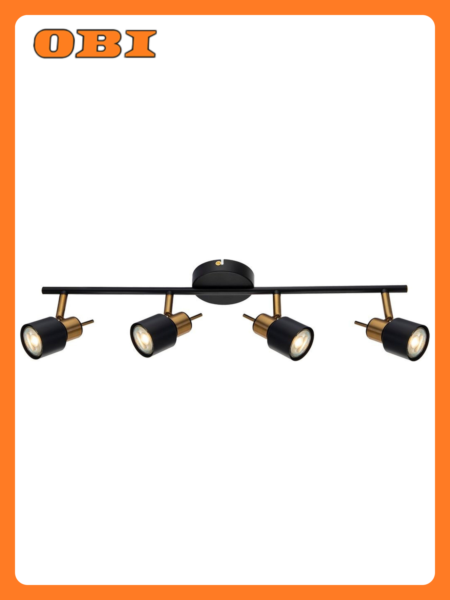 Спот Arte Lamp Almach A1906PL-4BK потолочный GU10 200 Вт IP20