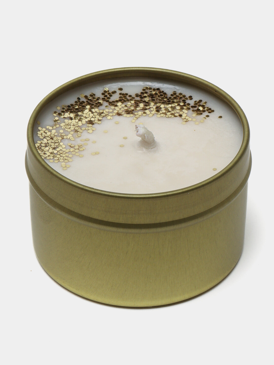 Ароматическая новогодняя свеча с ванильным ароматом, случайный дизайн, 12 часов горения