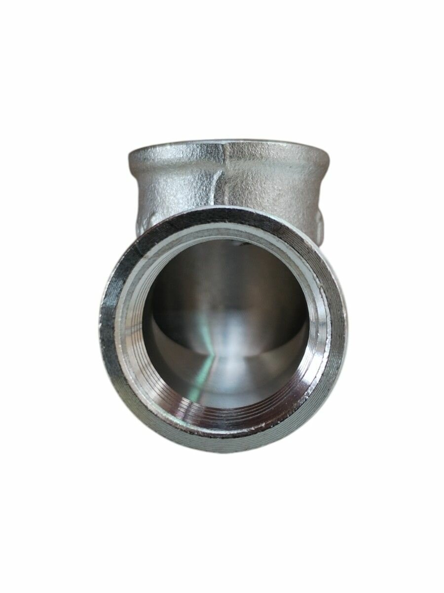 Уголок 1/2 вн. латунь, никелированный — фото 1