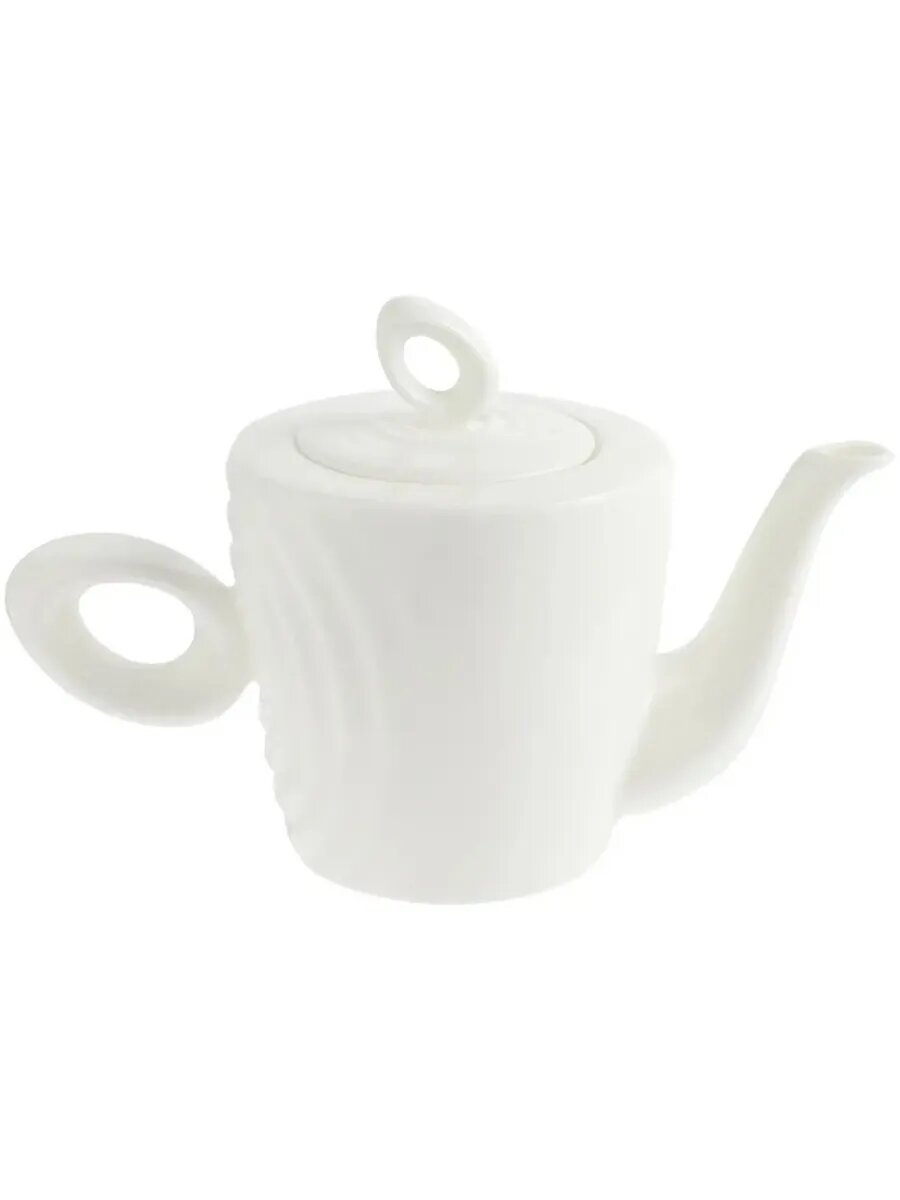 Элегантный фарфоровый чайник с уникальным дизайном — фото 1
