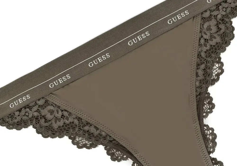 Трусы GUESS Jane, размер L, коричневый — фото 1