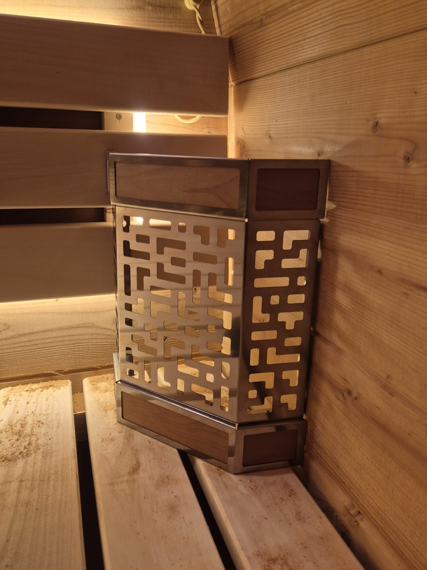 Абажур для бани угловой Тетрис 1шт модель 222 — фото 1