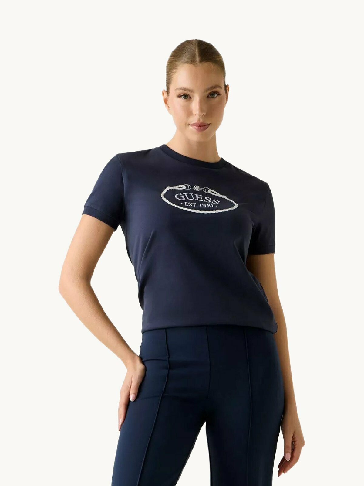 Футболка GUESS, размер L, синий