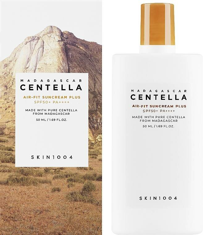 Солнцезащитный крем SKIN1004 Madagascar Centella Air-Fit Suncream Plus SPF50+ PA++++, 50 мл
