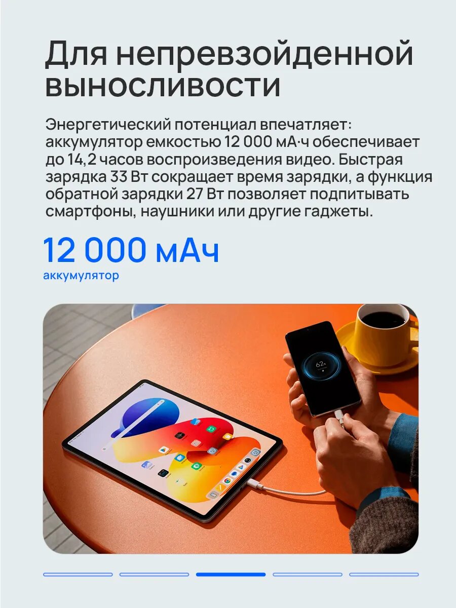 Планшет Xiaomi Redmi Pad 2 Pro 5G 6/128Gb Graphite Gray(серый) — фото 1