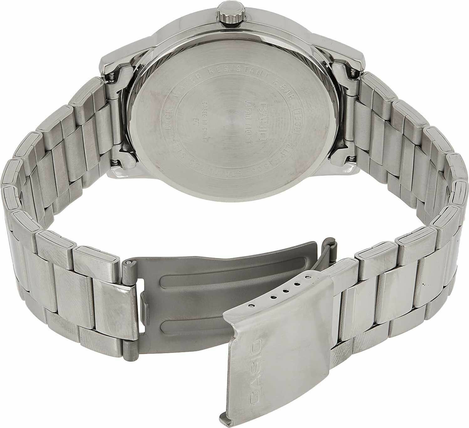 Наручные часы CASIO, серебряный, черный — фото 1