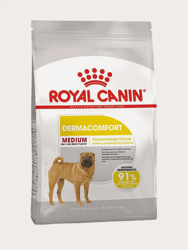 Изображение товара Сухой корм собак для средних пород Royal Canin Medium Dermacomfort, при раздражении и зуде кожи 10 кг