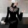 Платье , размер 46, черный