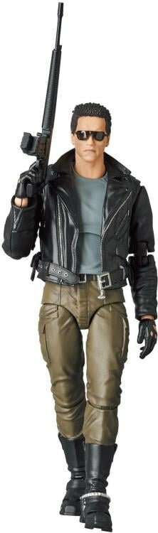MAFEX No.176 T-800 The Terminator, 16 см, 3 головы, аксессуары, подставка