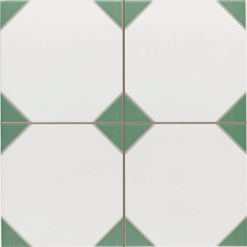 Изображение товара Керамический гранит Realonda Canterbury Green 33*33, квадратная, узор, матовая,33*33 см (цена за 1 м2)