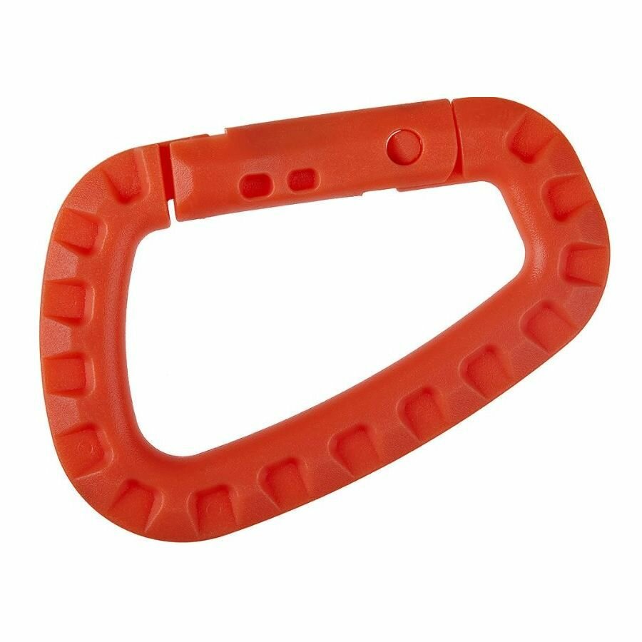 Карабин D-образный 83 мм пластик ДА-920