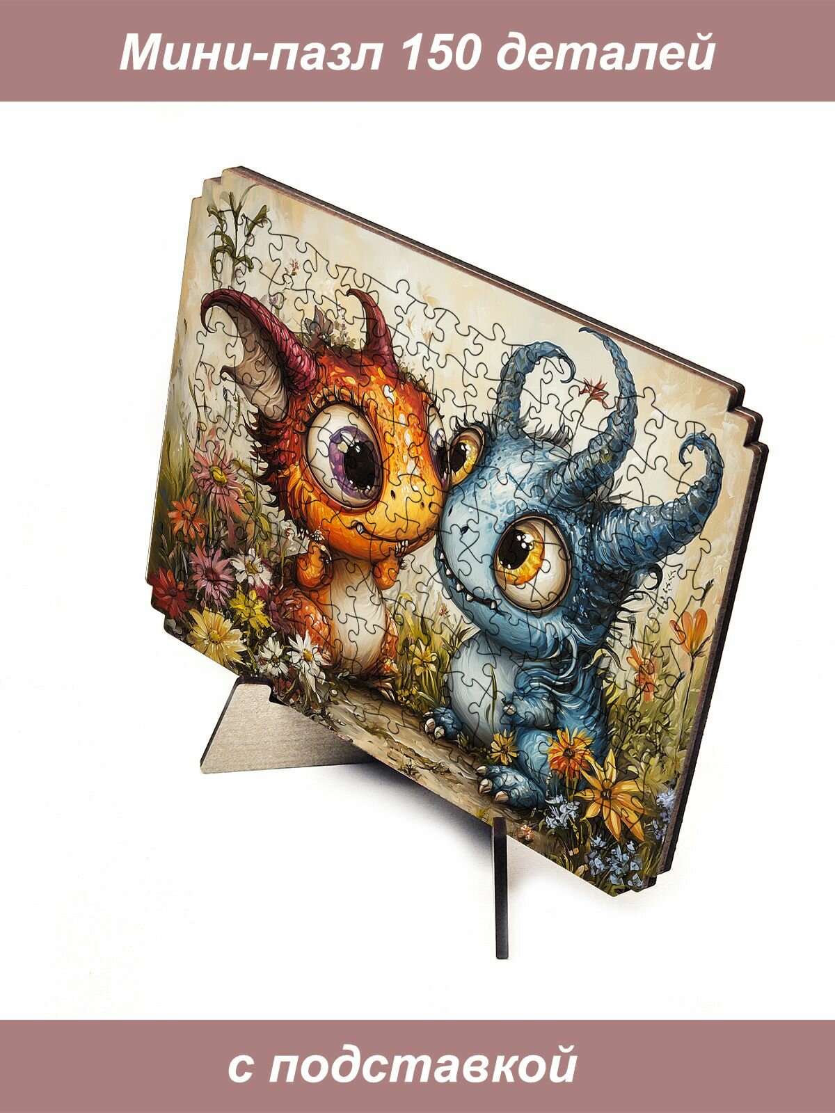 Пазл Алма мини 150 деталей. Два друга