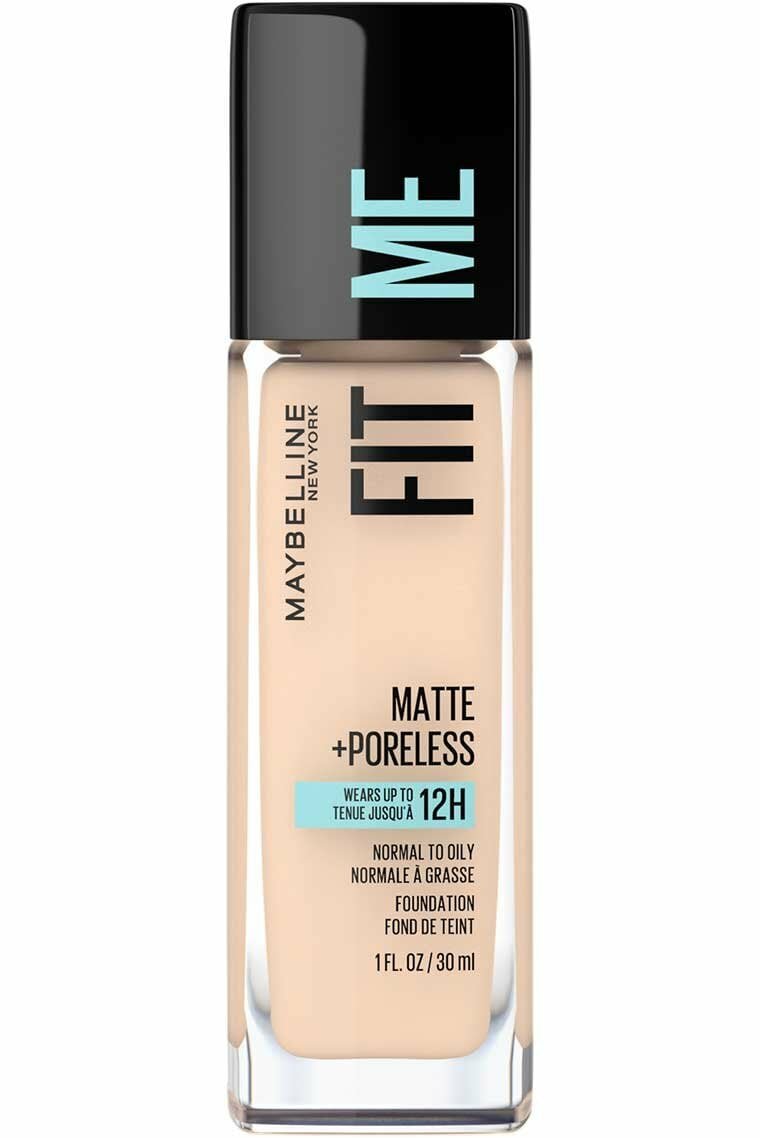 Maybelline Fit Me Matte + Poreless тональный, матовый финиш, поры, 12ч - 112 Natural Ivory