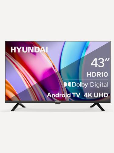 Изображение товара Телевизор Hyundai H-LED43BU7006 43" LED, 4K Ultra HD, черный, смарт ТВ, Android TV
