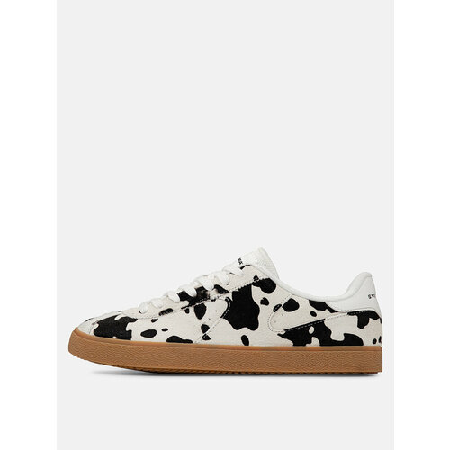 фото Кроссовки streetbeat plimsoll retro, полнота r, размер 38, черный/белый