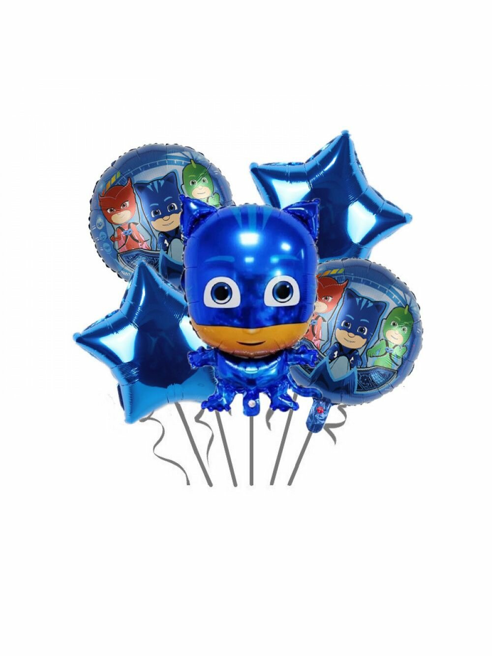 Герои в масках, шары воздушные с днём рожденияподарок, PJ Masks 11