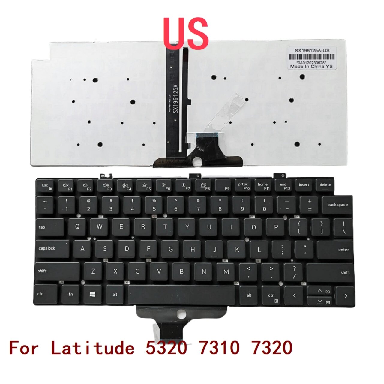 Сменная backlit клавиатура srhtennew для Dell Latitude 5320 7310 7320