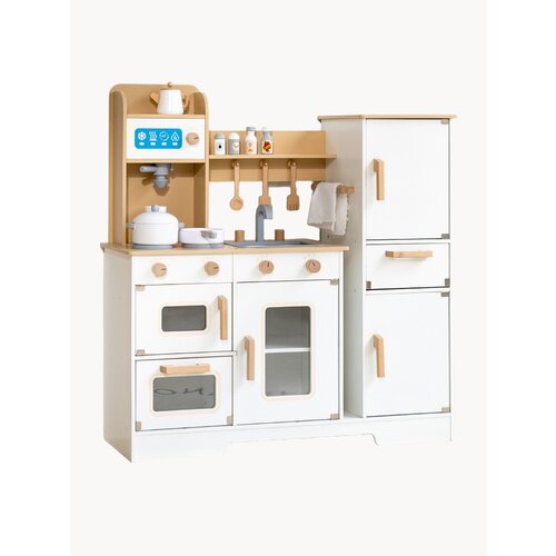 Детская игровая кухня деревянная большая игровой набор повар хозяйка с аксессуарами для девочек и мальчиков 20700₽