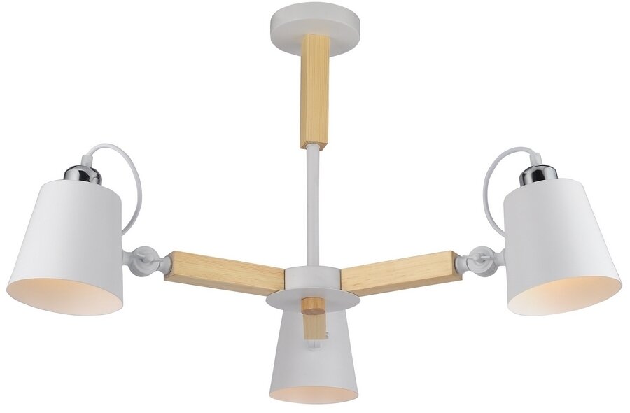 Потолочная люстра Arte Lamp с поддержкой Алиса A7141PL-3WH-A - фото №2