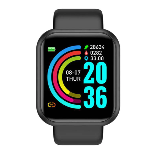 Смарт часы SunRise Фитнес браслет многофункциональный черный 33200₽