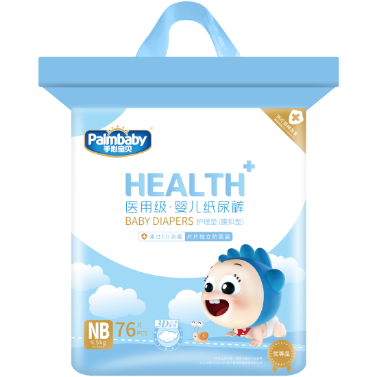 Подгузники Palmbaby HEALTH+ NB (до 5 кг) 76 шт