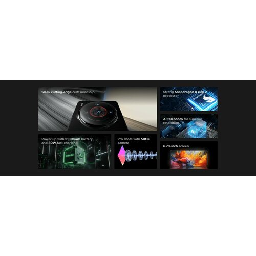 Смартфон ZTE Nubia Z60S Pro 12/256 ГБ черный