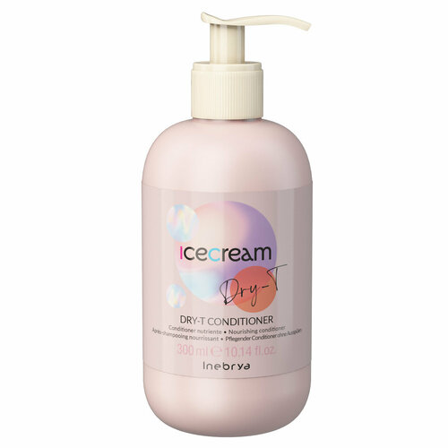 Питательный кондиционер для увлажнения сухих и пористых волос Inebrya Dry-T Conditioner 300 мл 1586₽