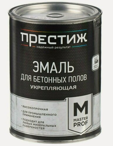 Изображение товара Эмаль акриловая для бетонных полов, белая 1 кг