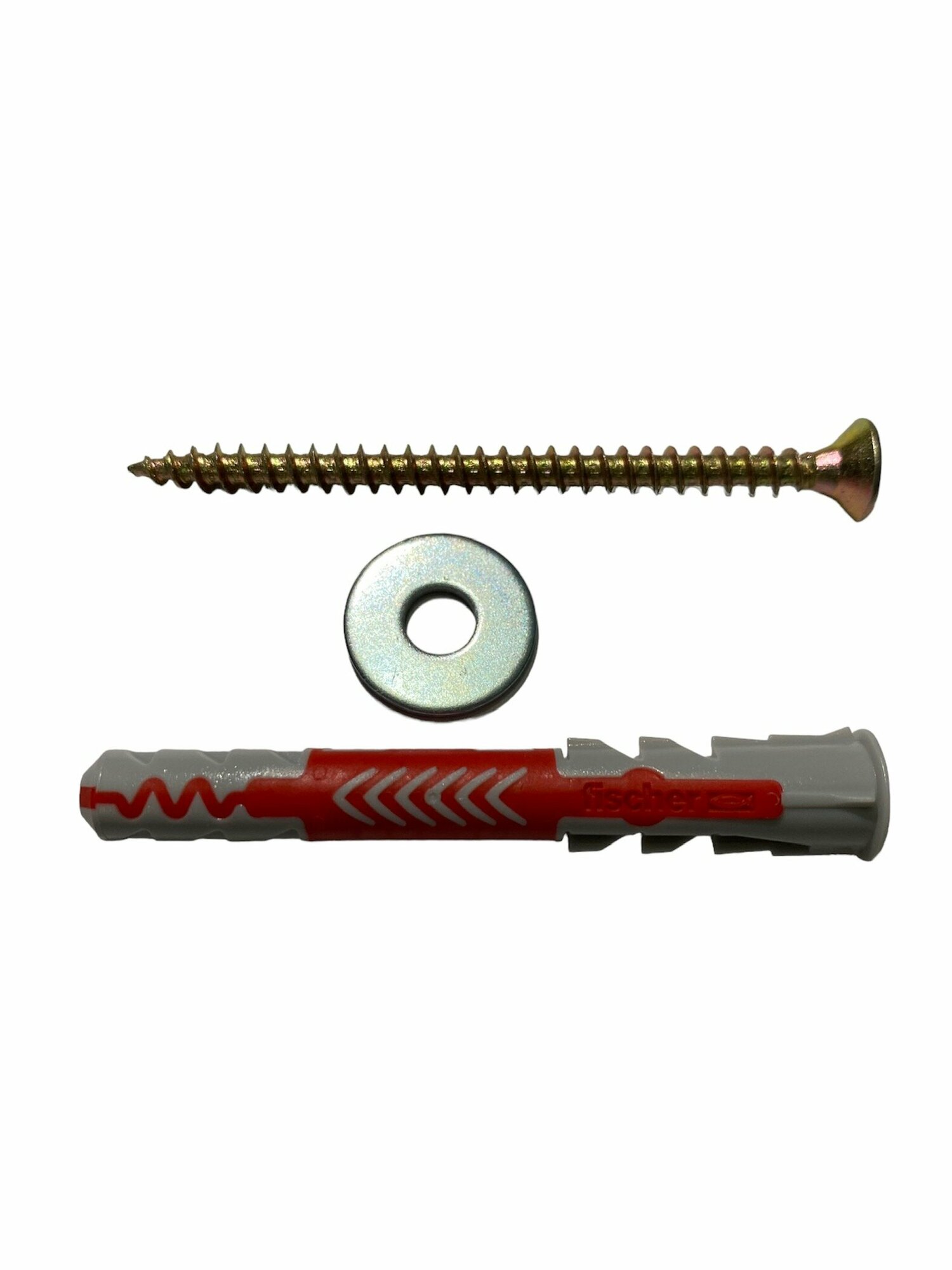 Дюбель Fischer DUOPOWER, 8x65 мм + Саморез, 10 шт.