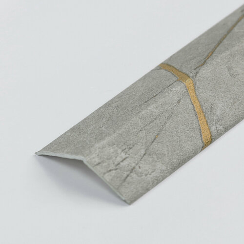 Угол пластиковый универсальный ПВХ ВЕК 3000х45х9 мрамор византийский 544₽