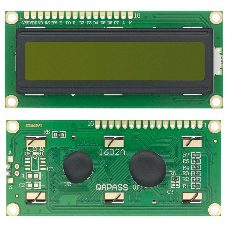 ЖК-модуль LCD1602 синий 16x2 AITEXM ROBOT, LCD1602 Green