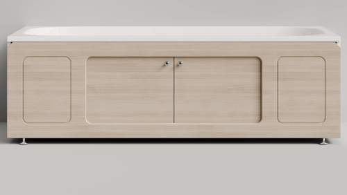 Изображение товара Экран под ванну, раздвижной, 170 см, светлый дуб