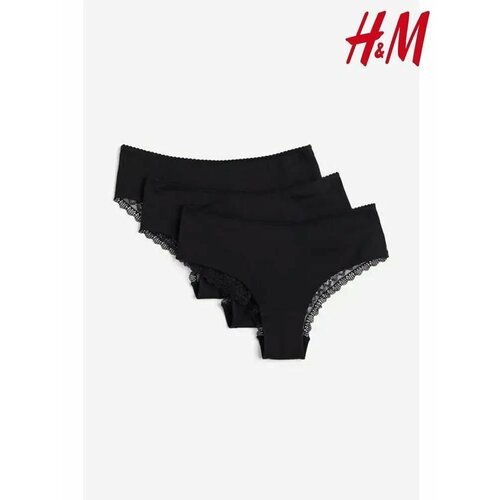 фото Трусы h&m, размер xs, черный кварц