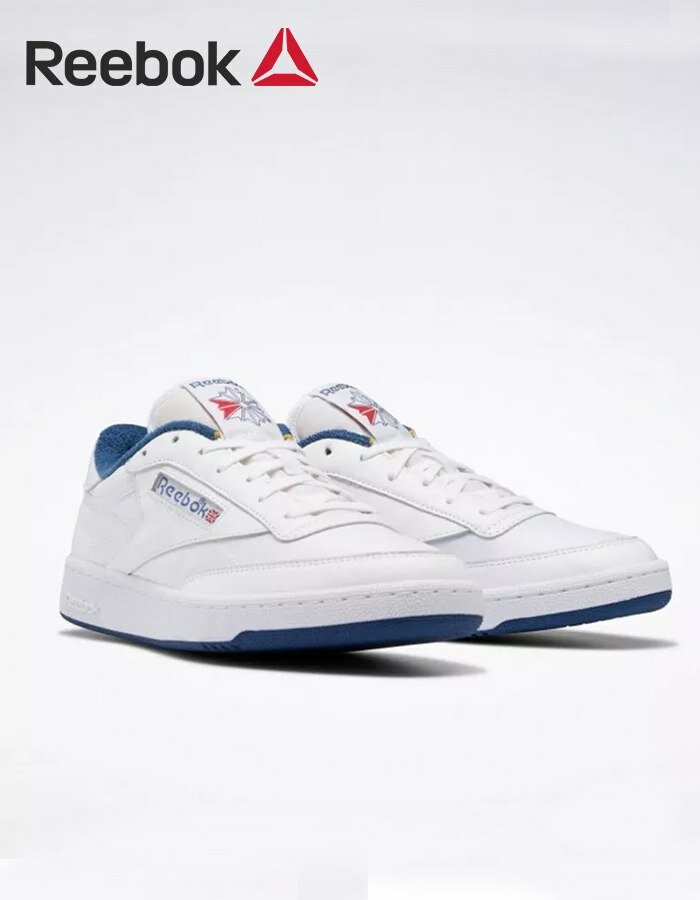 Кроссовки Reebok Club C 85, размер EU 35, white/blue