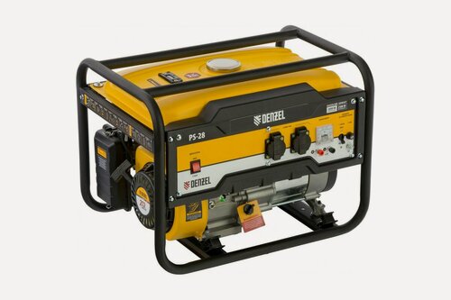 Изображение товара Генератор бензиновый Denzel PS 28, 2.8 кВт, 230 В, 15 л, ручной стартер