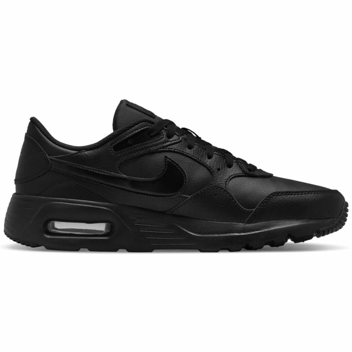 Кроссовки NIKE Air Max SC Leather, полнота F, размер 9,5 US, черный — фото 1