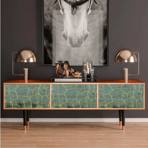 ТВ-Тумба - STORYZ - T4 Magnificent Water Lily, Размер - 170 x 59 x 48 см, Цвет корпуса - , Орех