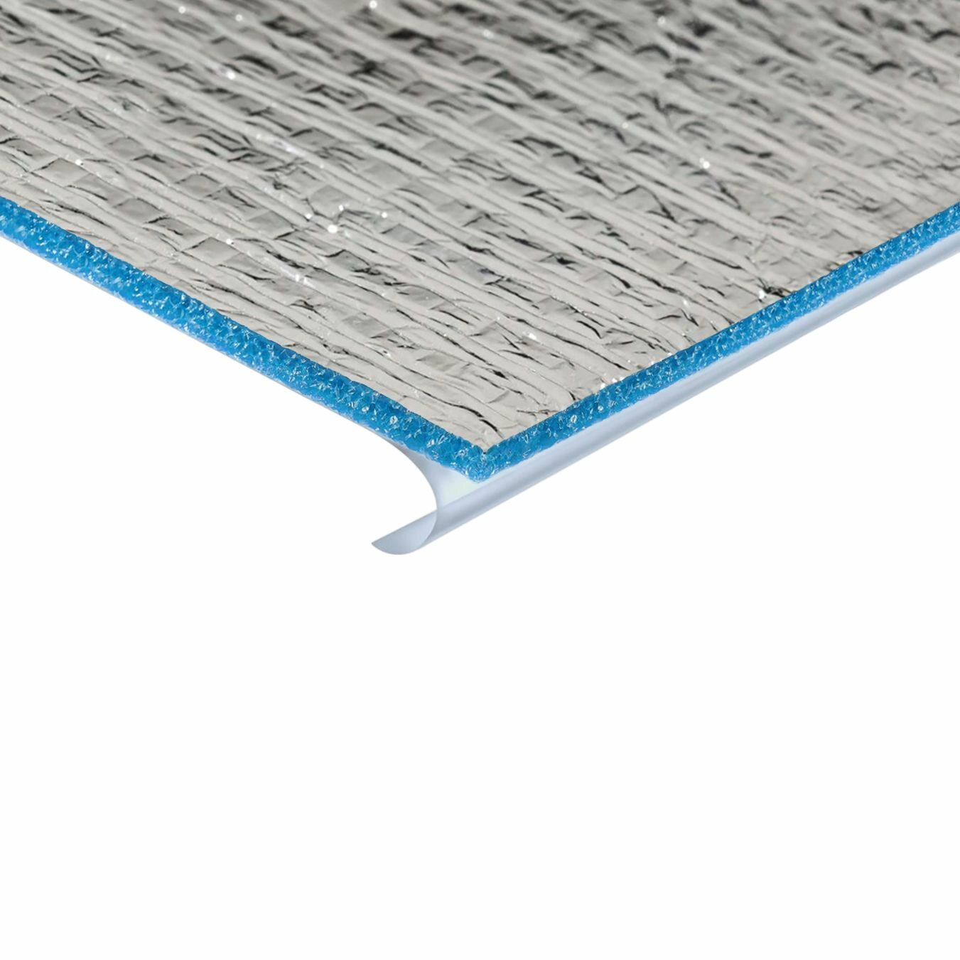 Утеплитель фольгированный самоклеящийся пенофол 2х0,6 м 5 мм — фото 1